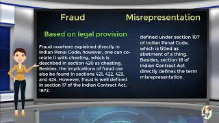 What is Difference Between Fraud amp Misrepresentation [upl. by Fernandina]