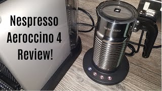 Nespresso Aeroccino 4 Milk Frother Review  Worth upgrading from the Aeroccino 3 [upl. by Nahtnhoj]