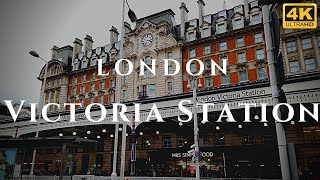 London Victoria Station Walk Through England 4K [upl. by Haye]