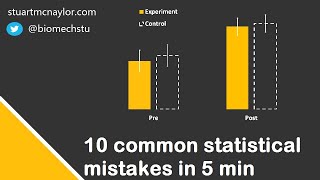 Ten Statistical Mistakes in 5 Min [upl. by Zoa712]