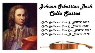 Johann Sebastian Bach  Cello suites in 432 Hz great for reading or studying [upl. by Negyam]