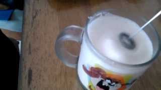 Aerolatte Review Frothing Cold Milk In Under 1 Minute [upl. by Marijane]